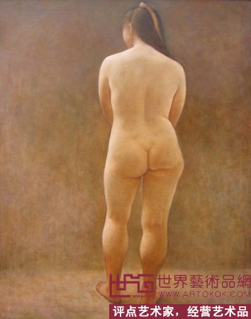 油画《背影》1989年